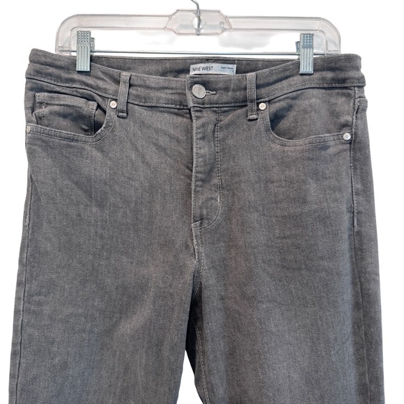 Nine West Super Skinny High Rise‎ Gray Jeans Women's Denim Pants - Picture 2 of 7